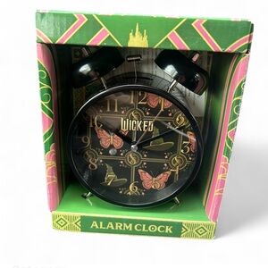 Wicked Musical Alarm Clock Twin Bell Analog Universal Studios Collectible New